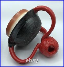 Ceramic Pottery Wheel Thrown Sculpture, Lidded Jar