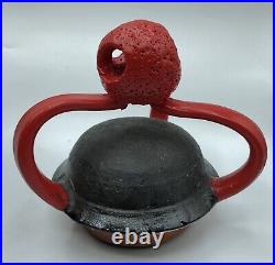 Ceramic Pottery Wheel Thrown Sculpture, Lidded Jar