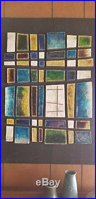 Ceramic Tile Wall Sculpture by Jane Dart