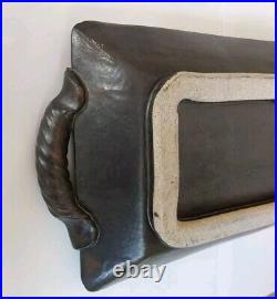 Charlie Laventure Art Pottery Salmon Wall Art Tray-No Chips Or Cracks 14 X 6 X 2