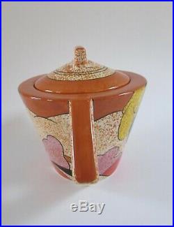 Clarice Cliff Metropolitan Museum of Art BIZARRE AUTUMN Art Deco Teapot 1993