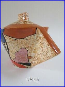 Clarice Cliff Metropolitan Museum of Art BIZARRE AUTUMN Art Deco Teapot 1993