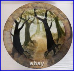 Colossal Ralph Jandrell Art Pottery Charger 19 1/2 in diameter. Signed