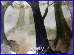 Colossal Ralph Jandrell Art Pottery Charger 19 1/2 in diameter. Signed