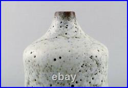 Conny Walther. Danish ceramist. Unique vase in glazed ceramics. 1964