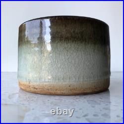 Conny Walther Large Vessel -signed- Denmark art pottery 60's MCM