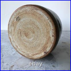 Conny Walther Large Vessel -signed- Denmark art pottery 60's MCM