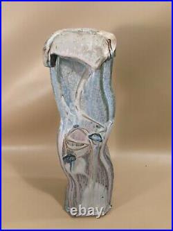 Contemporary 90s Studio Art Pottery Ceramic Abstract Vase 13