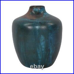 Copper Clad Contemporary Art Pottery Ceramic Vase Artist Signed