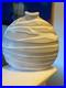 Craig Petey Ceramic Stoneware Round Vase Slip Design Fine Art Studio Pottery