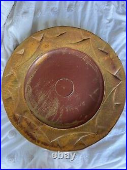 DOUG CASEBEER Studio Art Pottery Platter 19-1/2, approx 20 Lbs. Perfect