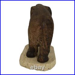 Daga Studio Vintage Art Pottery Ceramic Elephant Statue Figurine Sculpture 20B