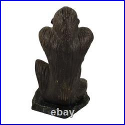 Daga Studio Vintage Art Pottery Ceramic Gorilla Figurine On A Rock 75