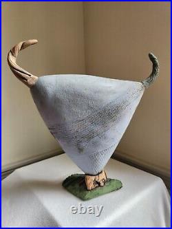 Dale Shuffler Pennsylvania Abstract Studio Art Pottery Sculpture 16 X 14 1994