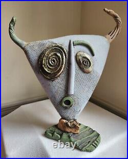 Dale Shuffler Pennsylvania Abstract Studio Art Pottery Sculpture 16 X 14 1994