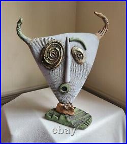 Dale Shuffler Pennsylvania Abstract Studio Art Pottery Sculpture 16 X 14 1994