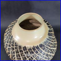 David C. LaLomia Studio Pottery Vase Hand Thrown Stretched Texture 2012 10