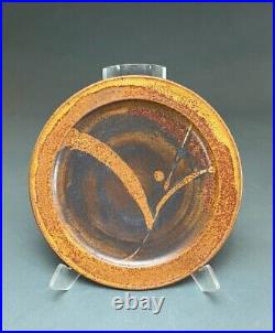 David Shaner ceramic plate fine arts glazed stoneware pottery bamboo detail