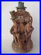 Detail Hand Crafted Painted Lois Knudsen Art Pottery Ceramic Figure, 16.5