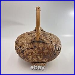 Don McWhorter Stoneware Signed Snake Skin Teapot & Lid Ceramic Art Pottery