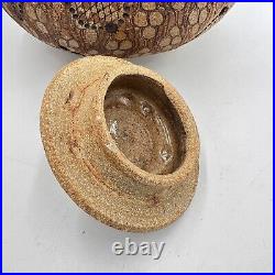 Don McWhorter Stoneware Signed Snake Skin Teapot & Lid Ceramic Art Pottery
