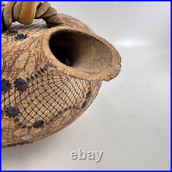 Don McWhorter Stoneware Signed Snake Skin Teapot & Lid Ceramic Art Pottery