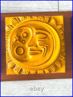 Don Schreckengost Art Pottery Ceramic Trio Zodiac Tile Summitville Tile Co. Art