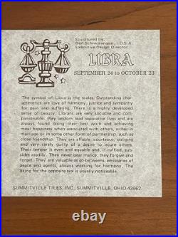 Don Schreckengost Art Pottery Ceramic Trio Zodiac Tile Summitville Tile Co. Art