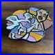 Doreen Baskin Hand Painted Ceramic Art Pottery Footed Bowl Face Nude Woman