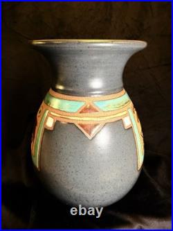 Earthsea Pottery Art Ceramic Vase Miller & Vrana Studio. Signed
