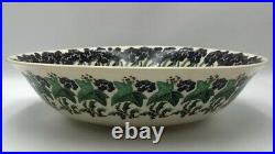 Emma Bridgewater Lg BOWL 25th Anniversary 13 Stoke-on-Trent ENGLAND Art Pottery