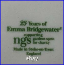 Emma Bridgewater Lg BOWL 25th Anniversary 13 Stoke-on-Trent ENGLAND Art Pottery