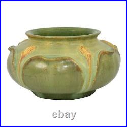 Ephraim Faience 2020 Arts and Crafts Pottery Green Loyalty Ceramic Bowl I11