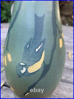 Ephraim Pottery Experimental Chickadee Vase