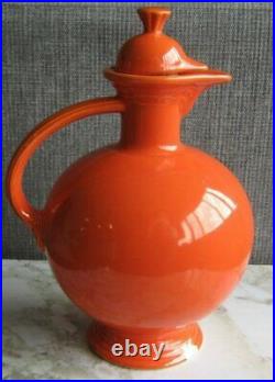 FIESTA HLC USA Ware Radioactive Red 10 Carafe pitcher Cork Stopper