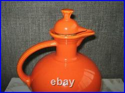 FIESTA HLC USA Ware Radioactive Red 10 Carafe pitcher Cork Stopper