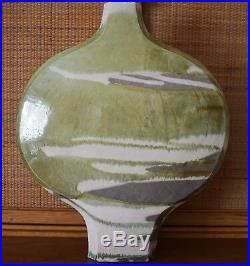 FINE-Art-Pottery-SIGNED-CREITZ-1989-Raku-Style-Large Vase