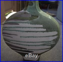 FINE-Art-Pottery-SIGNED-CREITZ-1989-Raku-Style-Large Vase