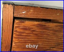 Fine Decorative Ceramic Asian Art Pottery Tile in Wood Frame ca. 20th c