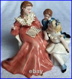 Florence Ceramics STORY BOOK HOUR withBOY figurine-MINT