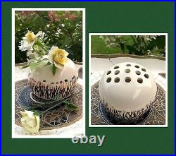 Flower Frog Vase Ceramic Studio Pottery Art Marlena Perez Free Shipping