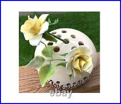 Flower Frog Vase Ceramic Studio Pottery Art Marlena Perez Free Shipping