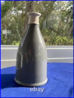 Franco Bucci Lp Mark Art Pottery Ceramic Vase 8.25? Ollectable Grey Home Italy