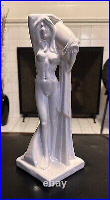 Frankoma Gerald Smith Art Nouveau Pottery Nude Woman Ceramic Statue