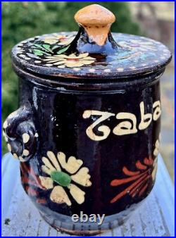 French Antique Art Pottery Ceramic Earthenware 18th' Tobacco Cigarette