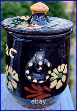 French Antique Art Pottery Ceramic Earthenware 18th' Tobacco Cigarette