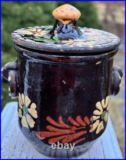 French Antique Art Pottery Ceramic Earthenware 18th' Tobacco Cigarette