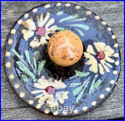 French Antique Art Pottery Ceramic Earthenware 18th' Tobacco Cigarette