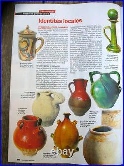 French Antique Art Pottery Pot A Confit Redware Earthenware Terracotta Ceramic