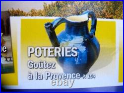 French Antique Ceramic Confit Pot Stoneware Glaze Earthenware Art Pottery